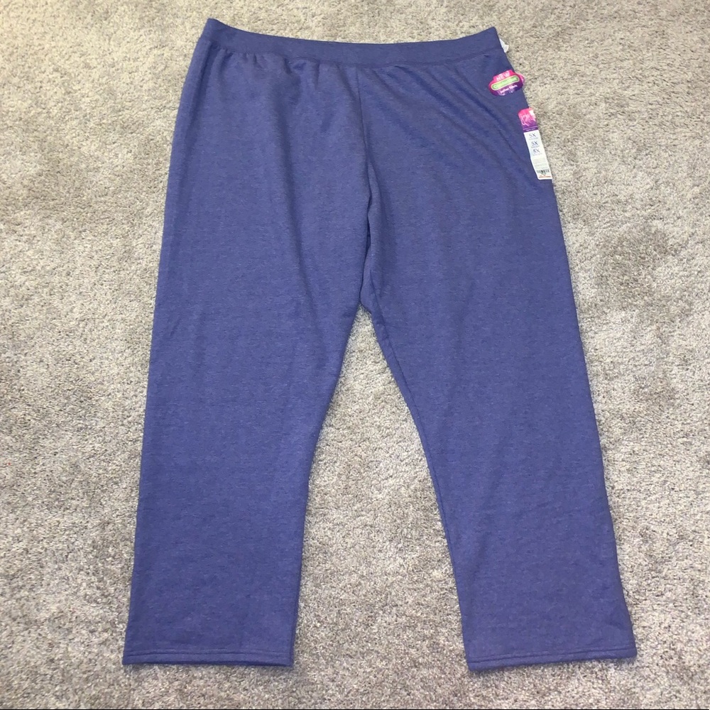 BRAND NWT JMS ComfortSoft Purple Pants sz 5X - Picture 3 of 12